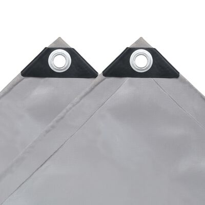 vidaXL Tarpaulin 650 g/m² 2x3 m Grey