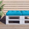 vidaXL Pallet Cushion Blue 50x50x12 cm Fabric
