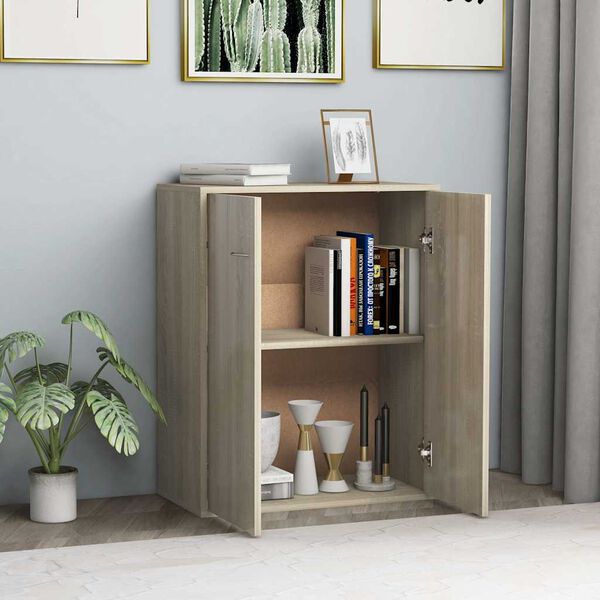 vidaXL Sideboard Sonoma Oak 60x30x75 cm Engineered Wood