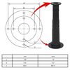 vidaXL Garden Water Pump with Stand Cast Iron