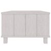 vidaXL Coffee Table HAMAR White 100x55x35 cm Solid Wood Pine