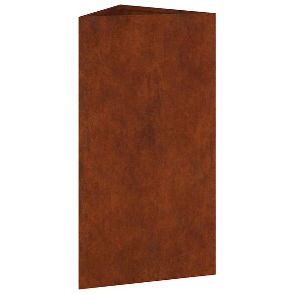 vidaXL Garden Planter 40x34.5x75 cm Corten Steel