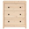 vidaXL Sideboard 70x35x80 cm Solid Wood Pine
