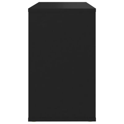 vidaXL Side Cabinet Black 60x30x50 cm Engineered Wood, black vidaXL Side Cabinet Black 60x30x50 cm Engineered Wood