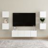 vidaXL Bedside Cabinets 2 pcs White 30.5x30x30 cm Engineered Wood