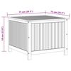 vidaXL Garden Storage Box 75x75x58 cm Solid Acacia Wood