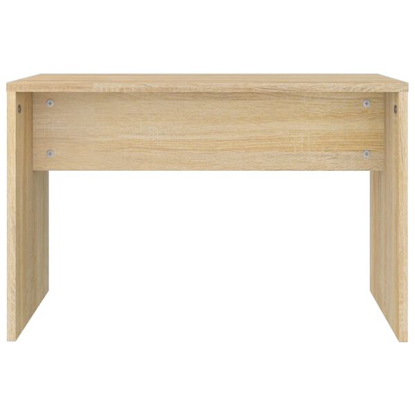 vidaXL Dressing Stool Sonoma Oak 70x35x45 cm Engineered Wood