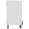 vidaXL Oven Cabinet Lyon Black 60x46x81.5 cm Engineered Wood