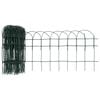 vidaXL Garden Border Fence Powder-coated Iron 10x0.4 m