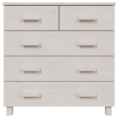 vidaXL Sideboard HAMAR White 79x40x80 cm Solid Wood Pine, white vidaXL Sideboard HAMAR White 79x40x80 cm Solid Wood Pine