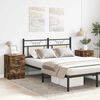 vidaXL Bedside Cabinets 2 pcs Smoked Oak 38x35x56 cm Engineered Wood