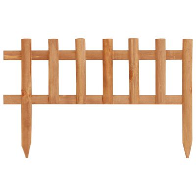 vidaXL Lawn Edgings 10 pcs Firwood 4.4 m, brown vidaXL Lawn Edgings 10 pcs Firwood 4.4 m