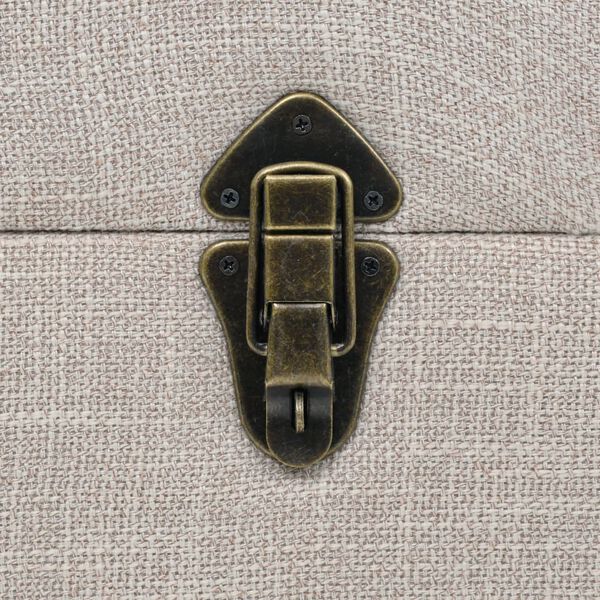 vidaXL Storage Bench Solid Wood and Steel 111x34x37 cm