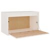 vidaXL Wall Cabinet White 60x30x35 cm Solid Pinewood