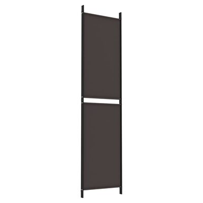 vidaXL 3-Panel Room Divider Brown 150x200 cm Fabric, brown vidaXL 3-Panel Room Divider Brown 150x200 cm Fabric