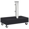 vidaXL Umbrella Base Black 45x25x8 cm Granite