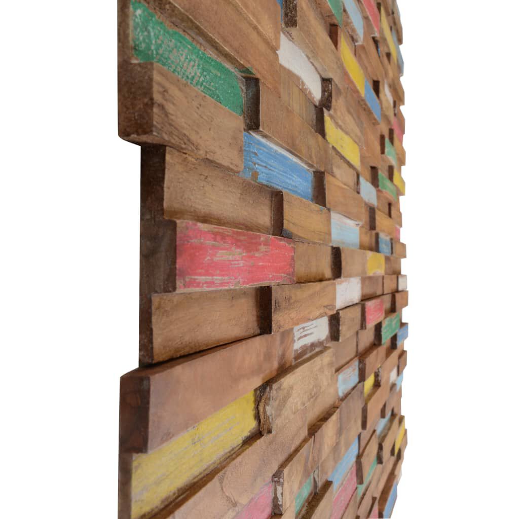 vidaXL Wall Cladding Panels 10 pcs 1.03 m² Solid Teak Wood