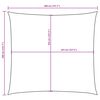 vidaXL Sunshade Sail Oxford Fabric Square 3.6x3.6 m Cream