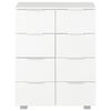 vidaXL Sideboard High Gloss White 60x35x80 cm Engineered Wood