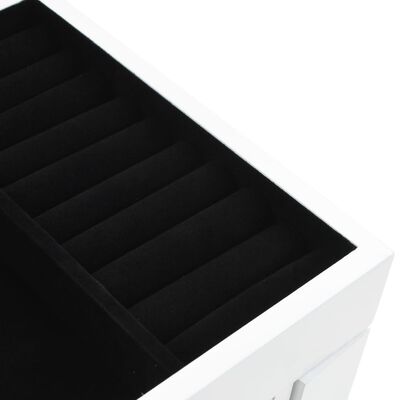 vidaXL Free Standing Jewelery Cabinet White,  vidaXL Free Standing Jewelery Cabinet White