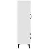vidaXL Highboard White 70x31x115 cm Engineered Wood