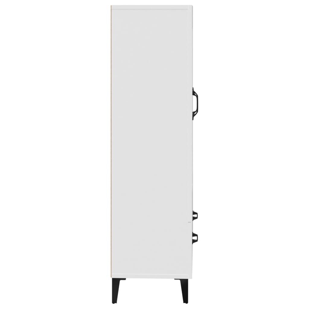 vidaXL Highboard White 70x31x115 cm Engineered Wood