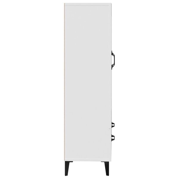 vidaXL Highboard White 70x31x115 cm Engineered Wood