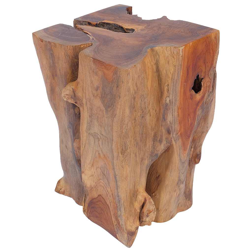 vidaXL Stool Solid Teak Wood