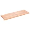 vidaXL Table Top Light Brown 160x60x(2-4)cm Treated Solid Wood Live Edge