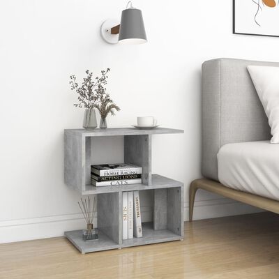 vidaXL Bedside Cabinet Concrete Grey 50x30x51.5 cm Engineered Wood, concrete grey vidaXL Bedside Cabinet Concrete Grey 50x30x51.5 cm Engineered Wood