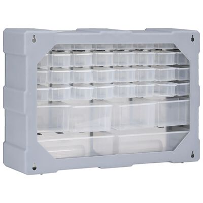 vidaXL Multi-drawer Organiser with 38 Drawers 52x16x37.5 cm