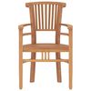 vidaXL 7 Piece Garden Dining Set Solid Wood Teak
