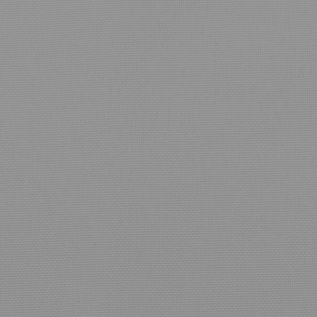 vidaXL Garden Highback Chair Cushions 6 pcs Grey 120x50x7 cm Fabric