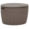 vidaXL 3-in-1 Garden Storage Box Light Brown Polypropylene