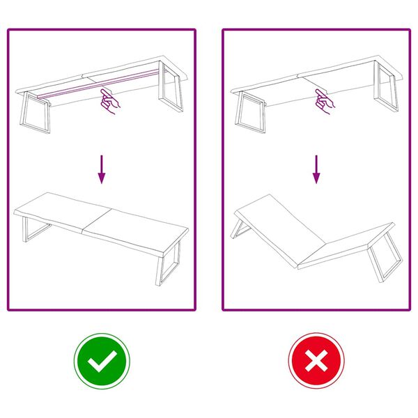 vidaXL Table Top Light Brown 180x60x(2-4)cm Treated Solid Wood Live Edge
