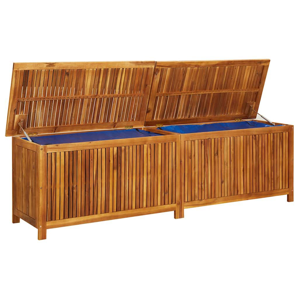 vidaXL Garden Storage Box 200x50x58 cm Solid Acacia Wood