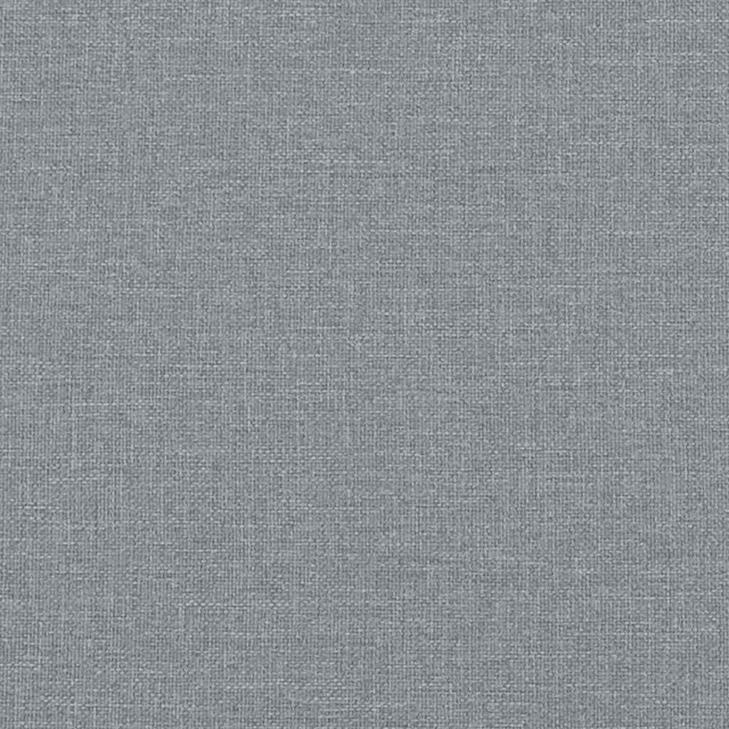 vidaXL Floor Sofa Bed 2-in-1 Light Grey 112x174x55 cm Fabric