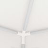 vidaXL Party Tent with 4 Mesh Sidewalls 4x6 m White