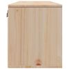 vidaXL Wall Cabinet 100x30x35 cm Solid Wood Pine