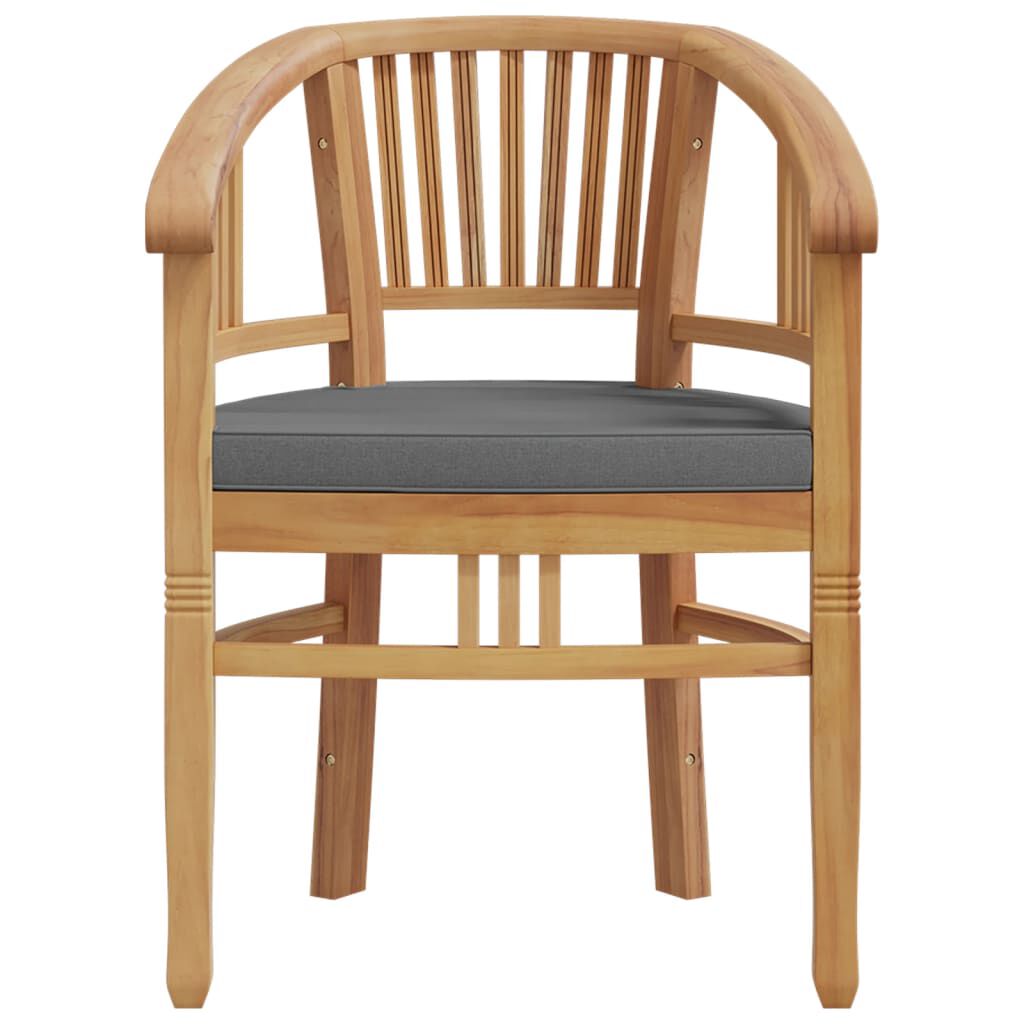vidaXL 5 Piece Garden Dining Set Solid Wood Teak