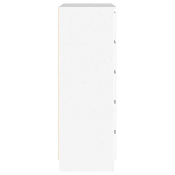 vidaXL Drawer Cabinet White 60x36x103 cm Engineered Wood