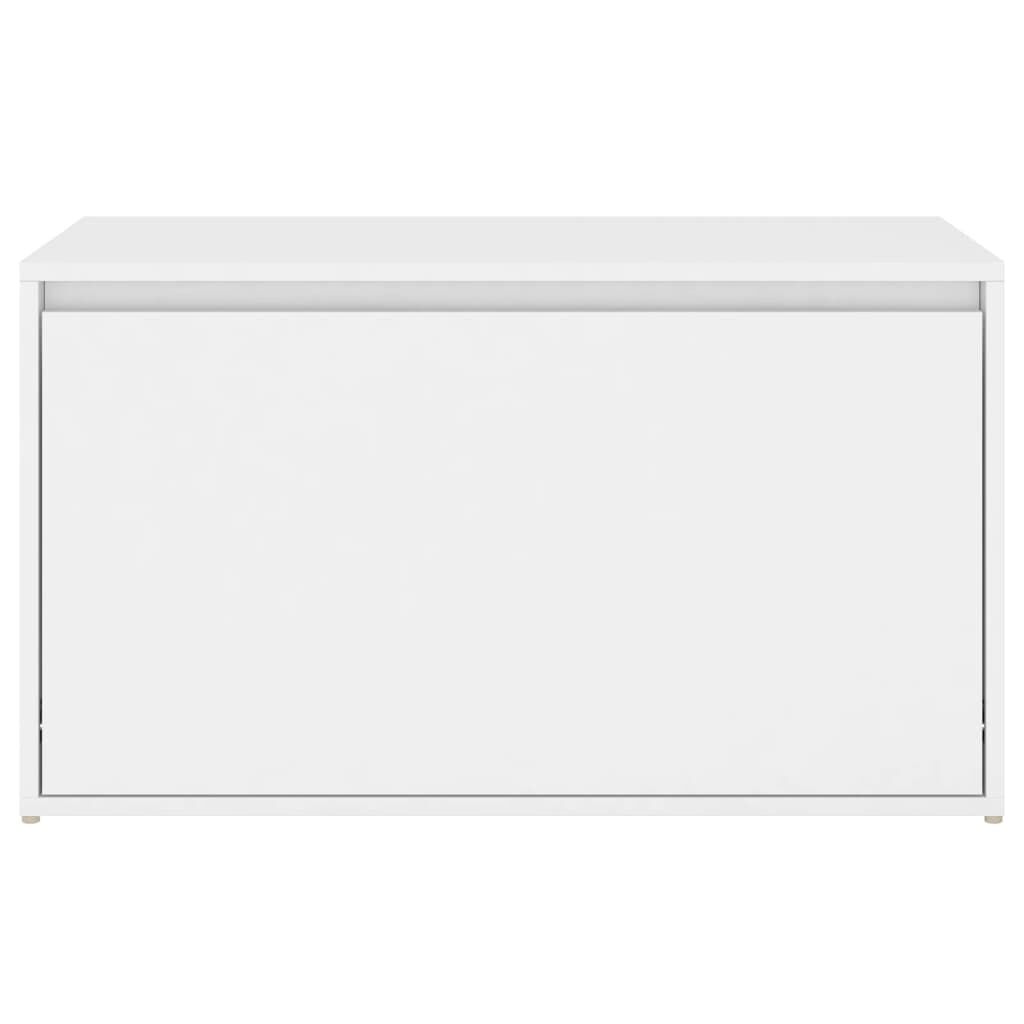 vidaXL Hall Bench 80x40x45 cm White Engineered Wood