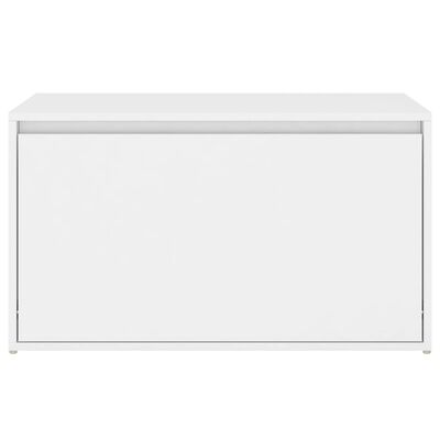 vidaXL Hall Bench 80x40x45 cm White Engineered Wood, white vidaXL Hall Bench 80x40x45 cm White Engineered Wood