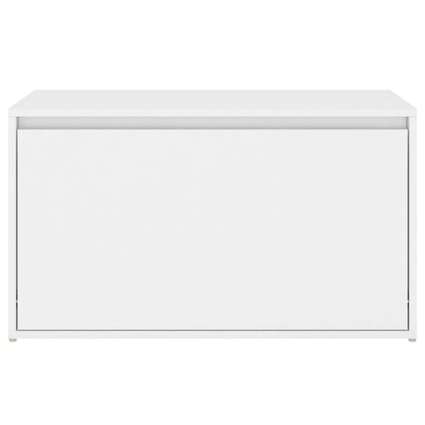 vidaXL Hall Bench 80x40x45 cm White Engineered Wood