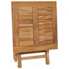 vidaXL 3 Piece Folding Garden Lounge Set Solid Teak Wood