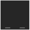 vidaXL Hanging Cabinet Lyon Black 60x31x60 cm Engineered Wood