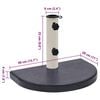 vidaXL Umbrella Base Black 40x28x4 cm Granite