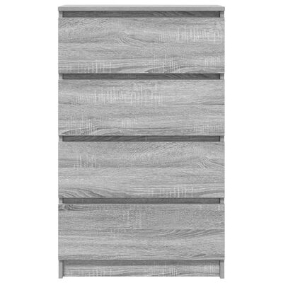 vidaXL Sideboard Grey Sonoma 60x35x98.5 cm Engineered Wood, grey sonoma vidaXL Sideboard Grey Sonoma 60x35x98.5 cm Engineered Wood