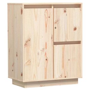 vidaXL Sideboard | Brown | Solid Pine Wood | Medium | Sideboard | Rectangular