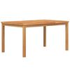 vidaXL 4 Piece Garden Dining Set Solid Wood Teak